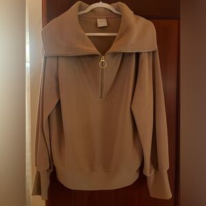 Varley Vine Ottoman Half Zip Pullover, Size Large